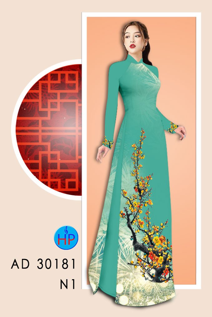 Vải Áo Dài Mai Vàng Đón Tết thiết kế 2020 AD 30181 37 Vải Áo Dài Mai Vàng Đón Tết thiết kế 2020 AD 30181