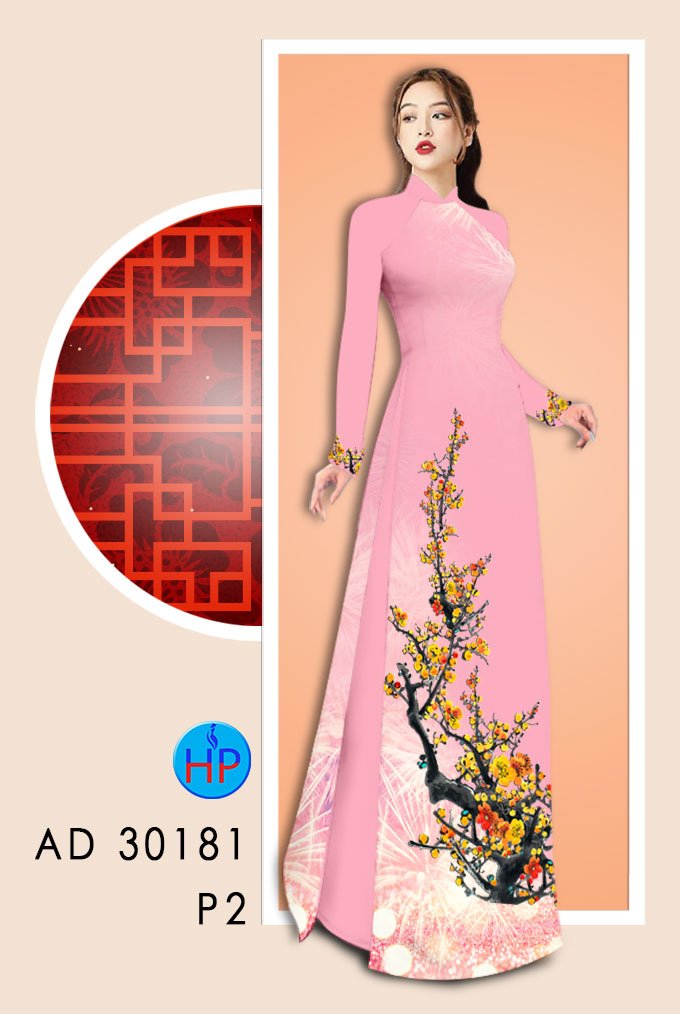 Vải Áo Dài Mai Vàng Đón Tết thiết kế 2020 AD 30181 41 Vải Áo Dài Mai Vàng Đón Tết thiết kế 2020 AD 30181