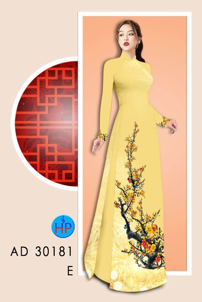 Vải Áo Dài Mai Vàng Đón Tết thiết kế 2020 AD 30181 46 Vải Áo Dài Mai Vàng Đón Tết thiết kế 2020 AD 30181