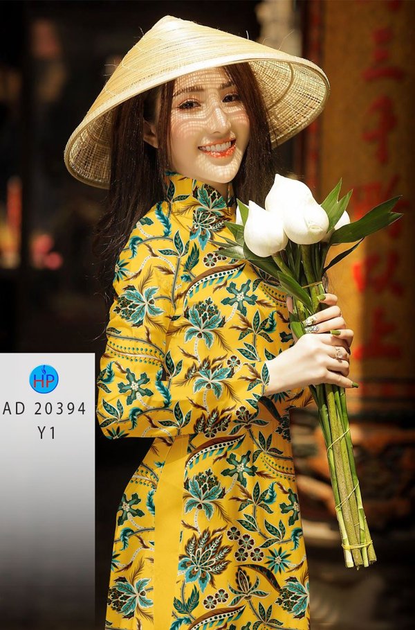 Vải Áo Dài Hoa Đều thiết kế 2020 AD 20394 46 Vải Áo Dài Hoa Đều thiết kế 2020 AD 20394