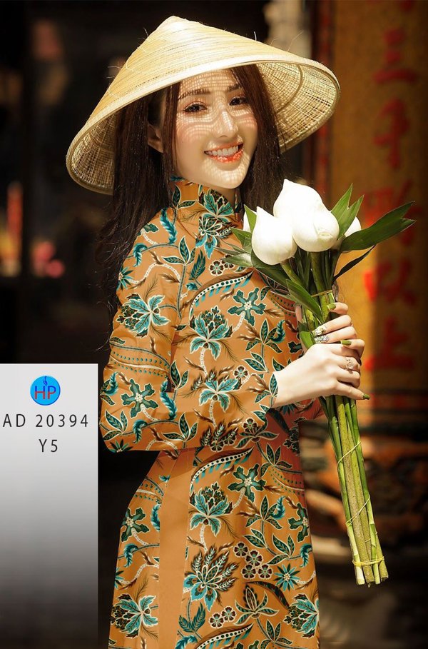 Vải Áo Dài Hoa Đều thiết kế 2020 AD 20394 47 Vải Áo Dài Hoa Đều thiết kế 2020 AD 20394