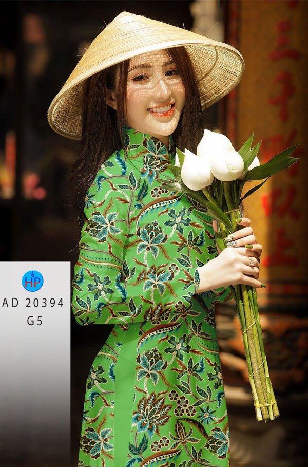 Vải Áo Dài Hoa Đều thiết kế 2020 AD 20394 48 Vải Áo Dài Hoa Đều thiết kế 2020 AD 20394