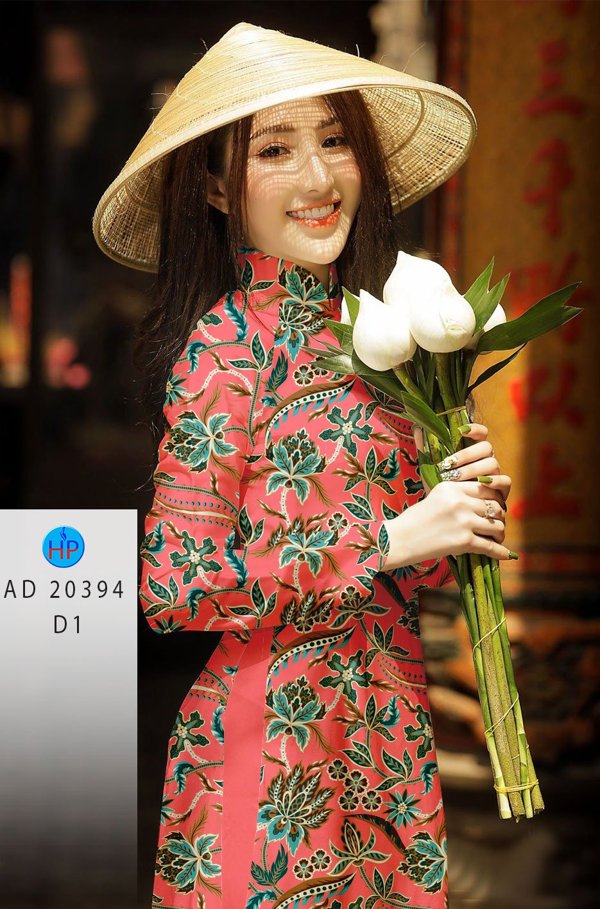 Vải Áo Dài Hoa Đều thiết kế 2020 AD 20394 51 Vải Áo Dài Hoa Đều thiết kế 2020 AD 20394