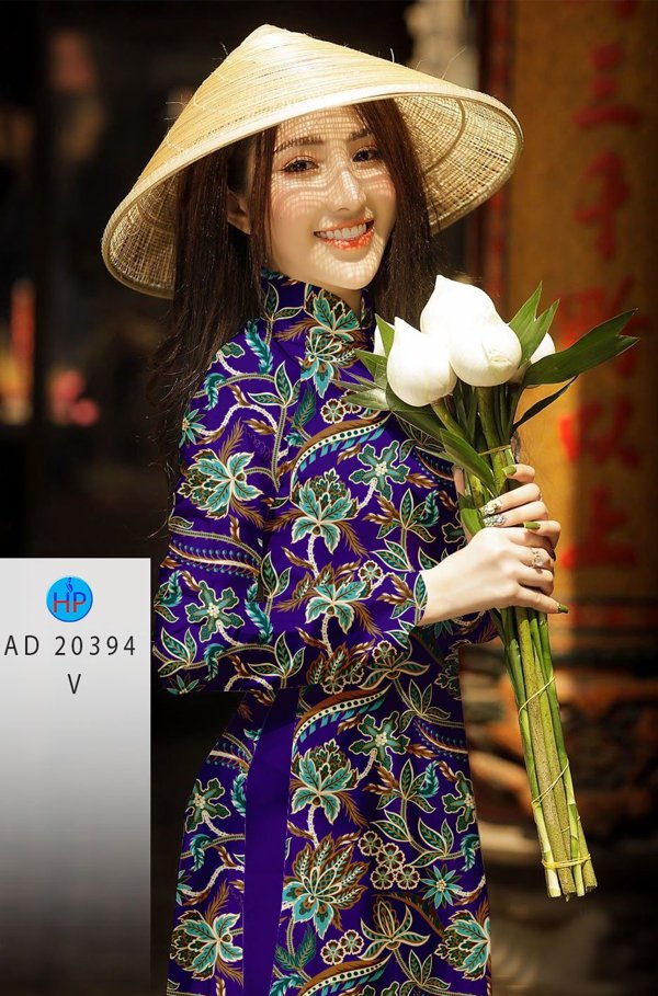 Vải Áo Dài Hoa Đều thiết kế 2020 AD 20394 55 Vải Áo Dài Hoa Đều thiết kế 2020 AD 20394