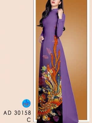 Vải Áo Dài Chim Phụng kiểu mới AD 30158 24 1607483723 381 Vai Ao Dai Chim Phung kieu moi AD 30158