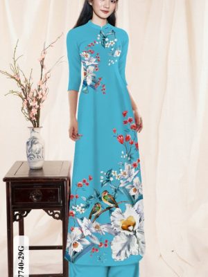 Vải Áo Dài Hoa In 3D thiết kế 2020 AD KC7740 33 1607484366 193 Vai Ao Dai Hoa In 3D thiet ke 2020 AD