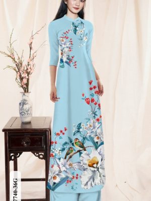 Vải Áo Dài Hoa In 3D thiết kế 2020 AD KC7740 45 1607484369 271 Vai Ao Dai Hoa In 3D thiet ke 2020 AD