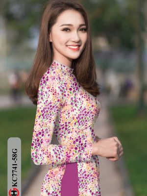 Vải Áo Dài Hoa Nhí kiểu mới AD KC7741 21 1607485514 411 Vai Ao Dai Hoa Nhi kieu moi AD KC7741