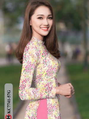 Vải Áo Dài Hoa Nhí kiểu mới AD KC7741 25 1607485515 36 Vai Ao Dai Hoa Nhi kieu moi AD KC7741