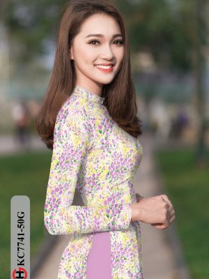 Vải Áo Dài Hoa Nhí kiểu mới AD KC7741 24 1607485515 372 Vai Ao Dai Hoa Nhi kieu moi AD KC7741