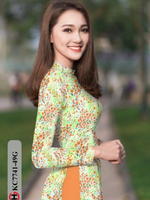 Vải Áo Dài Hoa Nhí kiểu mới AD KC7741 23 1607485515 491 Vai Ao Dai Hoa Nhi kieu moi AD KC7741