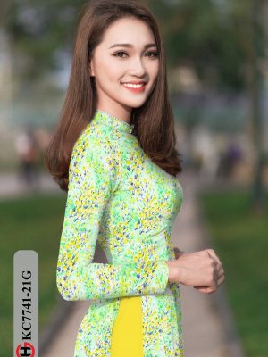 Vải Áo Dài Hoa Nhí kiểu mới AD KC7741 30 1607485516 162 Vai Ao Dai Hoa Nhi kieu moi AD KC7741