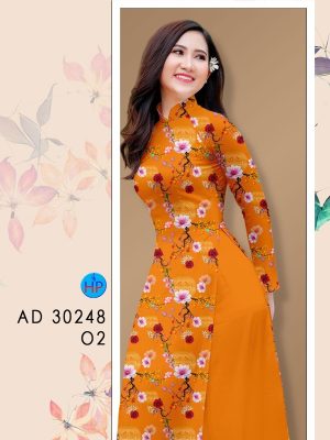 Vải Áo Dài Hoa Đào Tết kiểu mới AD 30248 21 1607486146 652 Vai Ao Dai Hoa Dao Tet kieu moi AD 30248