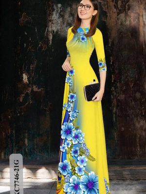 Vải Áo Dài Hoa In 3D thiết kế 2020 AD KC7746 21 1607578904 452 Vai Ao Dai Hoa In 3D thiet ke 2020 AD