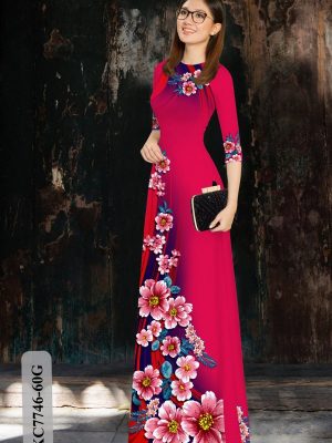 Vải Áo Dài Hoa In 3D thiết kế 2020 AD KC7746 32 1607578909 75 Vai Ao Dai Hoa In 3D thiet ke 2020 AD
