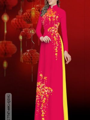 Vải Áo Dài Hoa Vàng Đón Tết kiểu mới AD KC7747 31 1607579308 506 Vai Ao Dai Hoa Vang Don Tet kieu moi AD