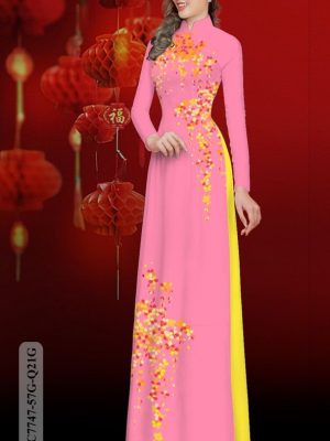 Vải Áo Dài Hoa Vàng Đón Tết kiểu mới AD KC7747 30 1607579308 65 Vai Ao Dai Hoa Vang Don Tet kieu moi AD