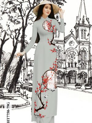 Vải Áo Dài Hoa Đào mới ra AD HT7750 19 1607657220 216 Vai Ao Dai Hoa Dao moi ra AD HT7750