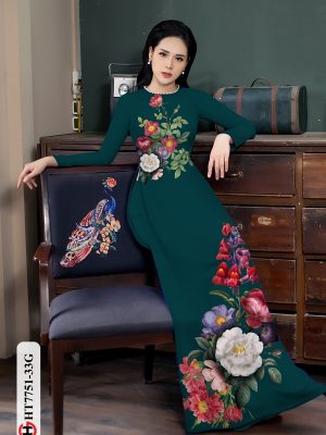 Vải Áo Dài Hoa In 3D thiết kế 2020 AD HT7751 11 1607657664 78 Vai Ao Dai Hoa In 3D thiet ke 2020 AD