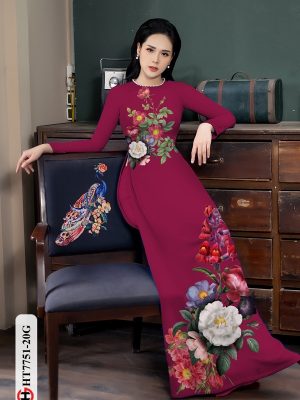 Vải Áo Dài Hoa In 3D thiết kế 2020 AD HT7751 16 1607657666 132 Vai Ao Dai Hoa In 3D thiet ke 2020 AD
