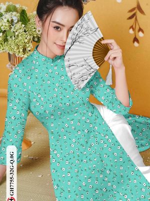 Vải Áo Dài Hoa Nhí kiểu mới AD GH7755 18 1607657971 170 Vai Ao Dai Hoa Nhi kieu moi AD GH7755
