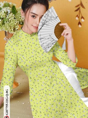 Vải Áo Dài Hoa Nhí kiểu mới AD GH7755 24 1607657973 566 Vai Ao Dai Hoa Nhi kieu moi AD GH7755