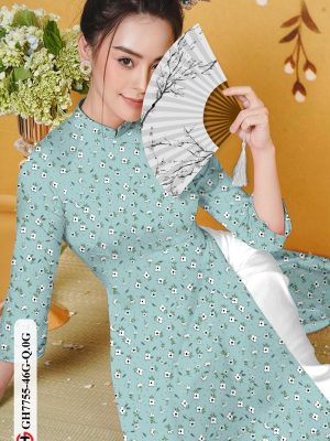 Vải Áo Dài Hoa Nhí kiểu mới AD GH7755 28 1607657974 117 Vai Ao Dai Hoa Nhi kieu moi AD GH7755