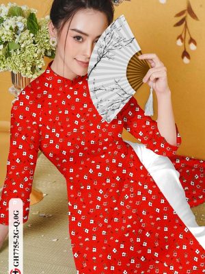 Vải Áo Dài Hoa Nhí kiểu mới AD GH7755 25 1607657974 371 Vai Ao Dai Hoa Nhi kieu moi AD GH7755