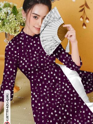 Vải Áo Dài Hoa Nhí kiểu mới AD GH7755 27 1607657974 622 Vai Ao Dai Hoa Nhi kieu moi AD GH7755
