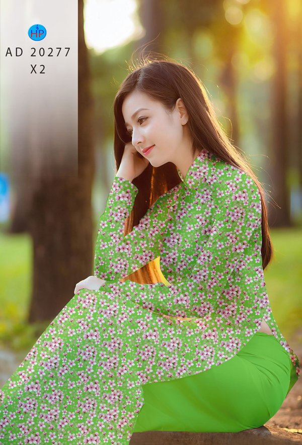 Vải Áo Dài Hoa Nhí kiểu mới AD 20277 41 Vải Áo Dài Hoa Nhí kiểu mới AD 20277