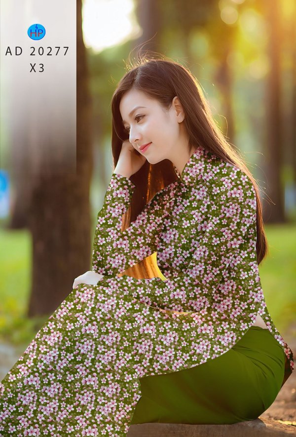 Vải Áo Dài Hoa Nhí kiểu mới AD 20277 39 Vải Áo Dài Hoa Nhí kiểu mới AD 20277