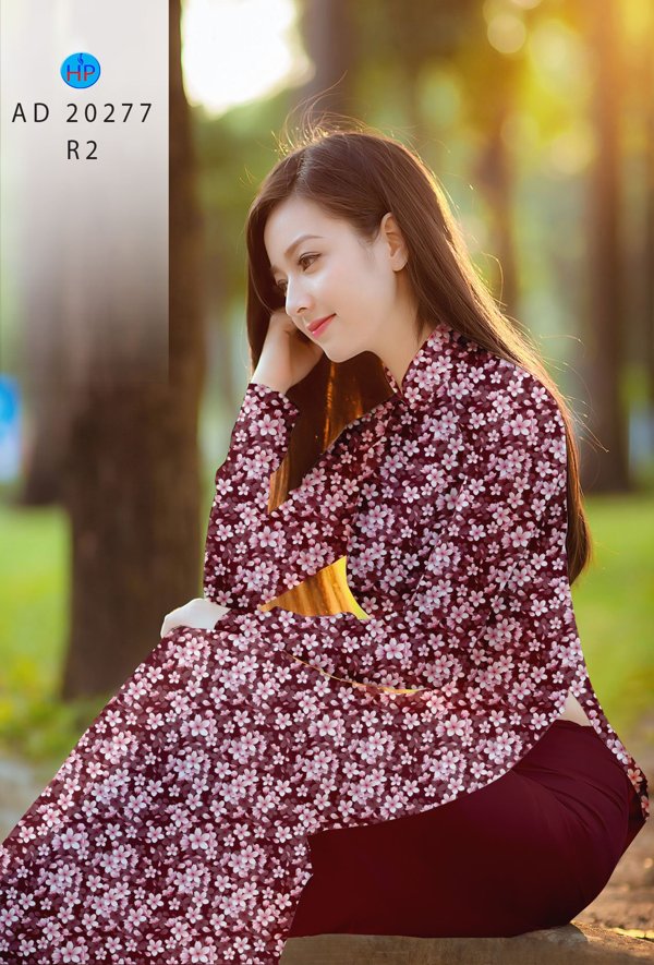 Vải Áo Dài Hoa Nhí kiểu mới AD 20277 43 Vải Áo Dài Hoa Nhí kiểu mới AD 20277