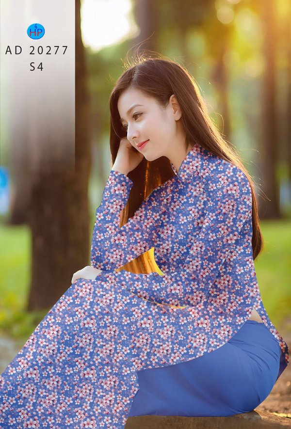 Vải Áo Dài Hoa Nhí kiểu mới AD 20277 47 Vải Áo Dài Hoa Nhí kiểu mới AD 20277