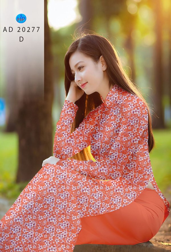 Vải Áo Dài Hoa Nhí kiểu mới AD 20277 52 Vải Áo Dài Hoa Nhí kiểu mới AD 20277