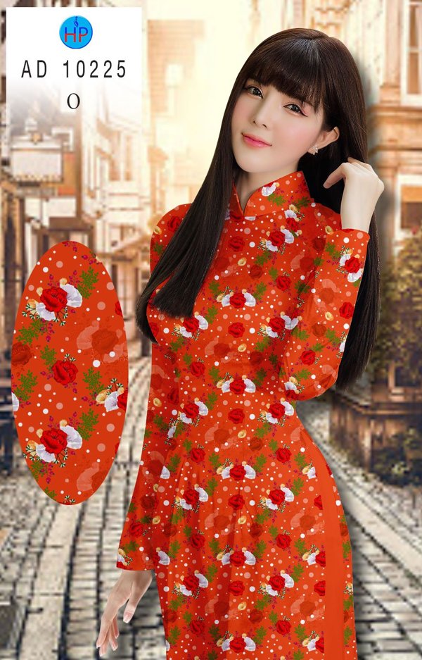 Vải Áo Dài Hoa Hồng Đều mới ra AD 10225 48 Vải Áo Dài Hoa Hồng Đều mới ra AD 10225