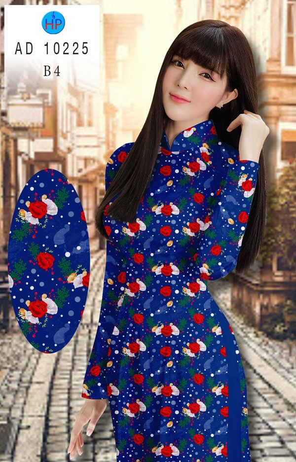 Vải Áo Dài Hoa Hồng Đều mới ra AD 10225 44 Vải Áo Dài Hoa Hồng Đều mới ra AD 10225