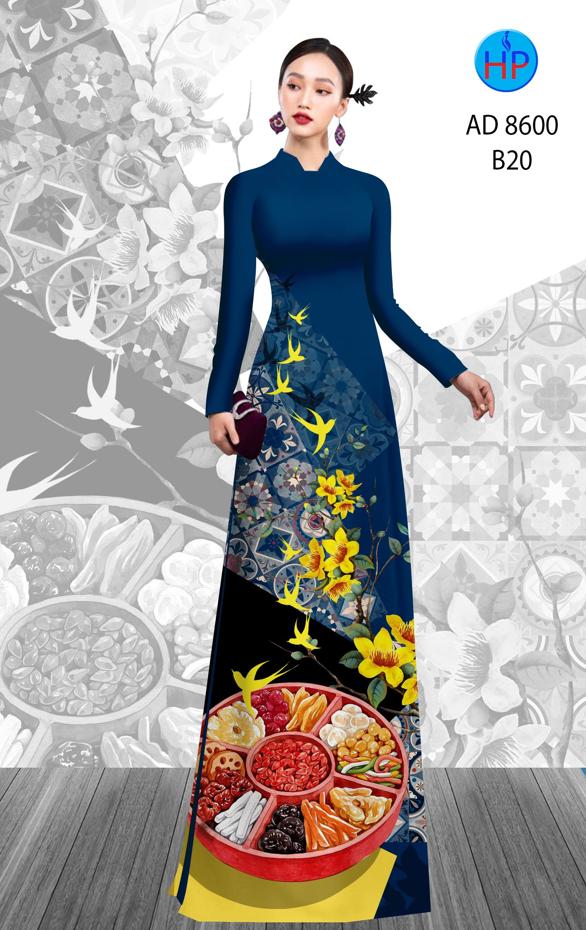 Vải Áo Dài Chào Tết kiểu mới AD 8600 38 Vải Áo Dài Chào Tết kiểu mới AD 8600