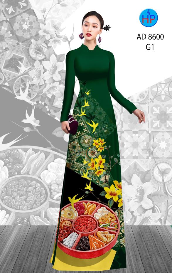 Vải Áo Dài Chào Tết kiểu mới AD 8600 42 Vải Áo Dài Chào Tết kiểu mới AD 8600