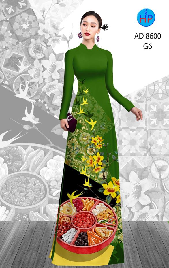 Vải Áo Dài Chào Tết kiểu mới AD 8600 45 Vải Áo Dài Chào Tết kiểu mới AD 8600