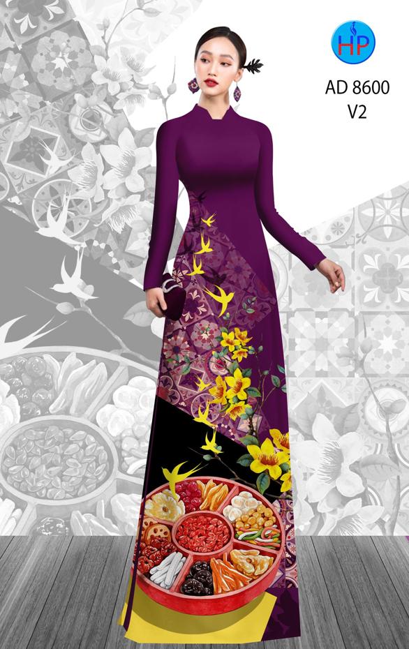 Vải Áo Dài Chào Tết kiểu mới AD 8600 49 Vải Áo Dài Chào Tết kiểu mới AD 8600