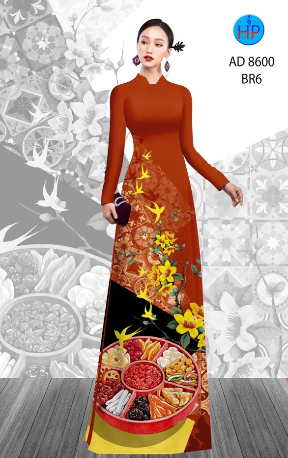 Vải Áo Dài Chào Tết kiểu mới AD 8600 46 Vải Áo Dài Chào Tết kiểu mới AD 8600