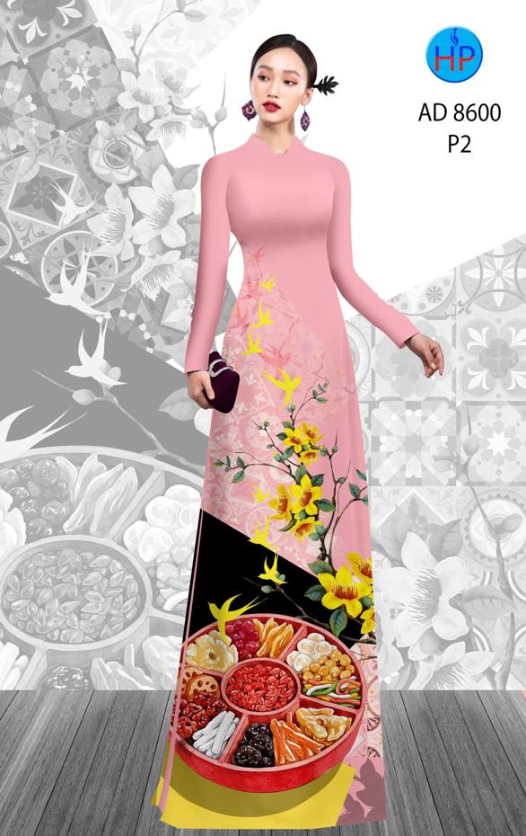 Vải Áo Dài Chào Tết kiểu mới AD 8600 47 Vải Áo Dài Chào Tết kiểu mới AD 8600