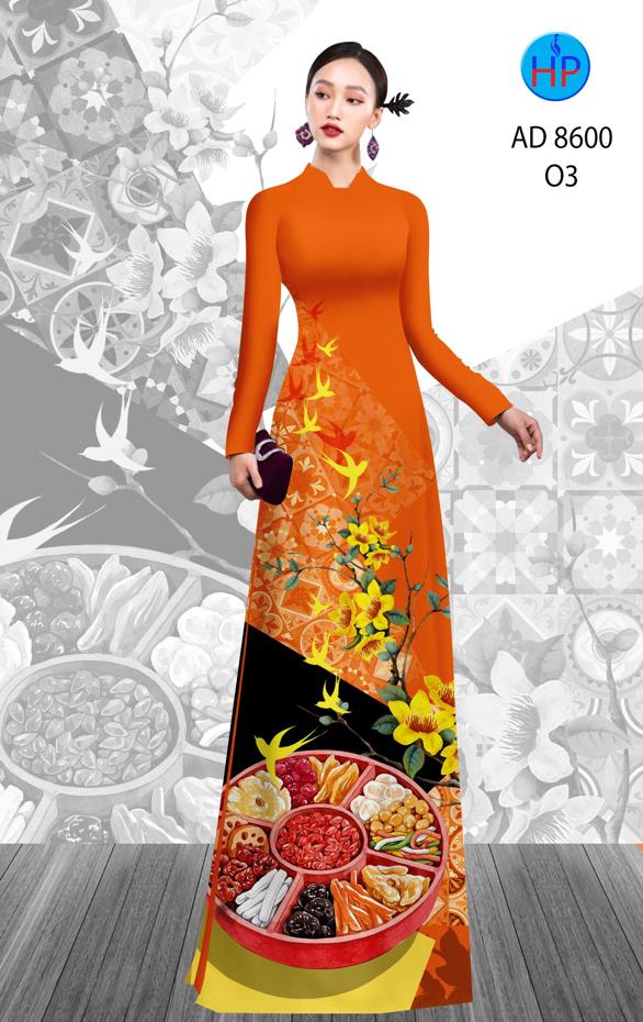 Vải Áo Dài Chào Tết kiểu mới AD 8600 48 Vải Áo Dài Chào Tết kiểu mới AD 8600