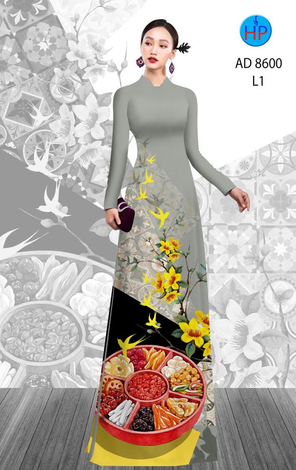 Vải Áo Dài Chào Tết kiểu mới AD 8600 52 Vải Áo Dài Chào Tết kiểu mới AD 8600