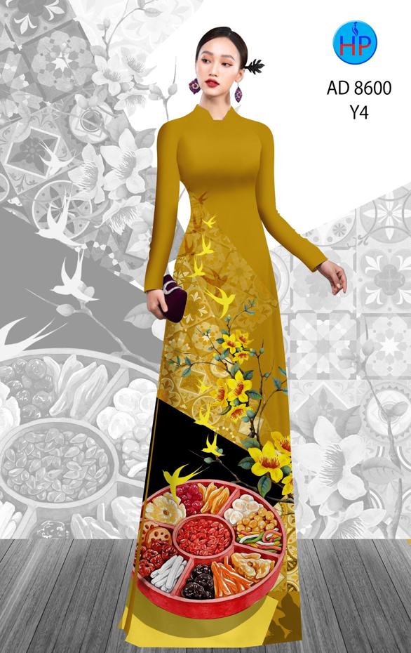 Vải Áo Dài Chào Tết kiểu mới AD 8600 50 Vải Áo Dài Chào Tết kiểu mới AD 8600