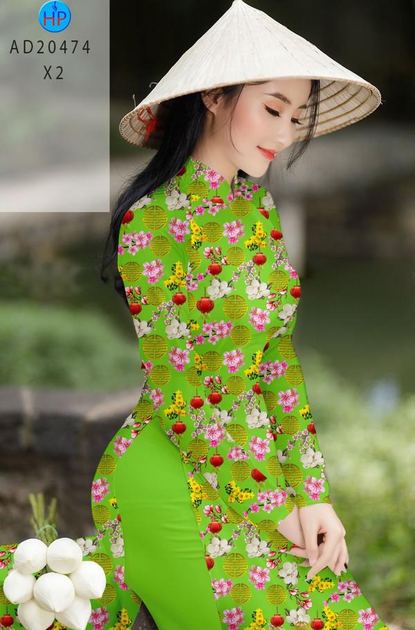 Vải Áo Dài Hoa Đều thiết kế 2020 AD 20474