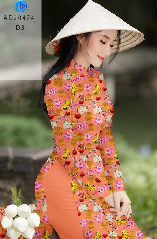 Vải Áo Dài Hoa Đều thiết kế 2020 AD 20474