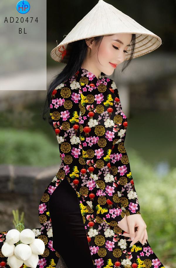 Vải Áo Dài Hoa Đều thiết kế 2020 AD 20474