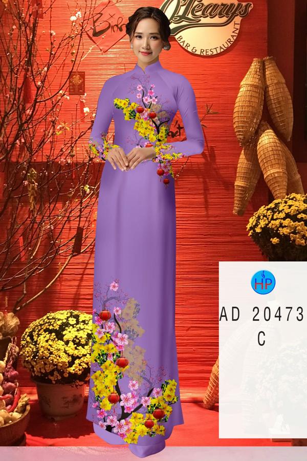 Vải Áo Dài Hoa Mai Đón Tết thiết kế 2020 AD 20473 43 Vải Áo Dài Hoa Mai Đón Tết thiết kế 2020 AD 20473