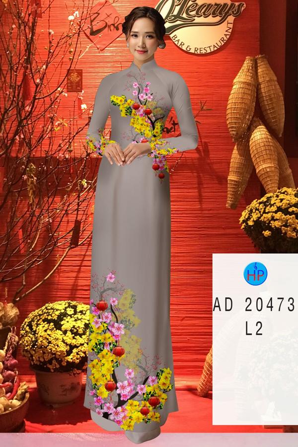 Vải Áo Dài Hoa Mai Đón Tết thiết kế 2020 AD 20473 40 Vải Áo Dài Hoa Mai Đón Tết thiết kế 2020 AD 20473